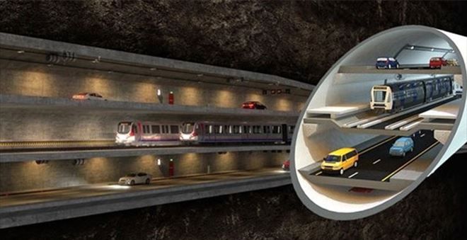 3 katlı Büyük İstanbul Tüneli Projesi´nin modeli değişti