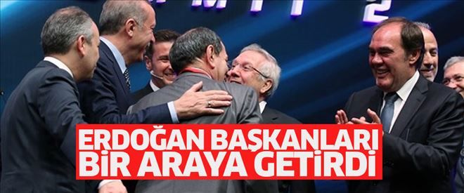 Erdoğan, Yıldırım ve Özbek´i bir araya getirdi