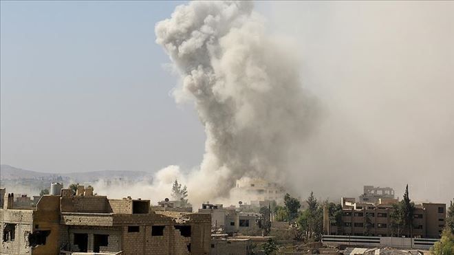 İdlib´e hava saldırılarında 7 sivil hayatını kaybetti