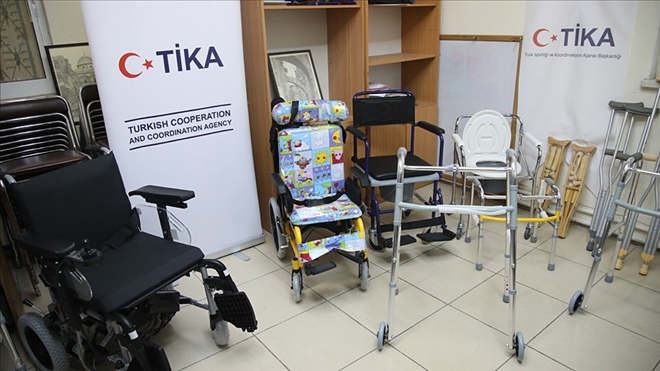 TİKA´dan Filistinli fiziksel engellilere ekipman desteği
