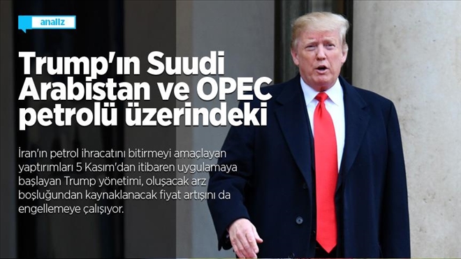 Trump´ın Suudi Arabistan ve OPEC Petrolü Üzerindeki Baskısı Artıyor