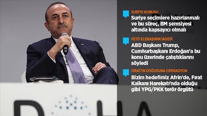 Dışişleri Bakanı Çavuşoğlu: Suriye seçimlere hazırlanmalı
