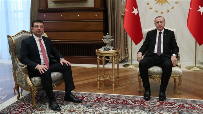 Cumhurbaşkanı Erdoğan, İmamoğlu´nu kabul etti