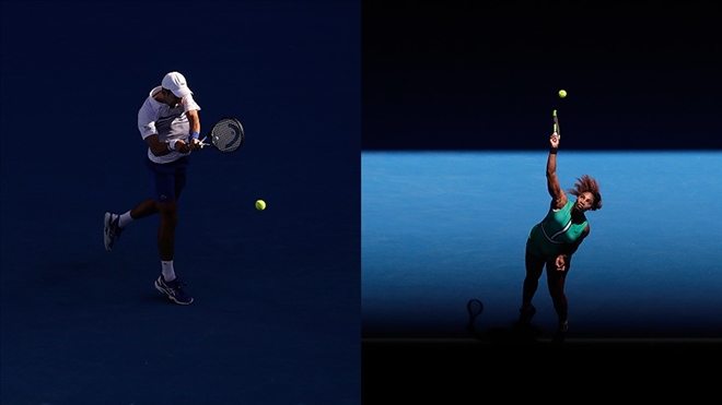 Djokovic ve Serena Williams üst turda