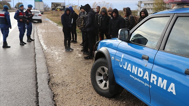 Jandarma en çok düzensiz göçmeni Edirne´de yakaladı
