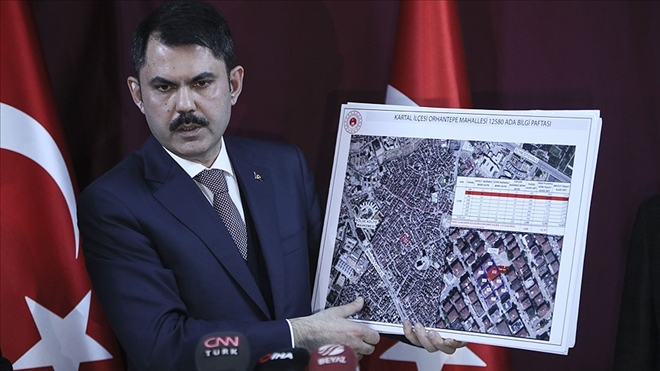 Çevre ve Şehircilik Bakanı Kurum: Kartal´da riskli 8 bina yıkılacak