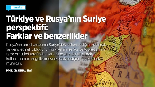 Türkiye ve Rusya´nın Suriye perspektifi: Farklar ve benzerlikler