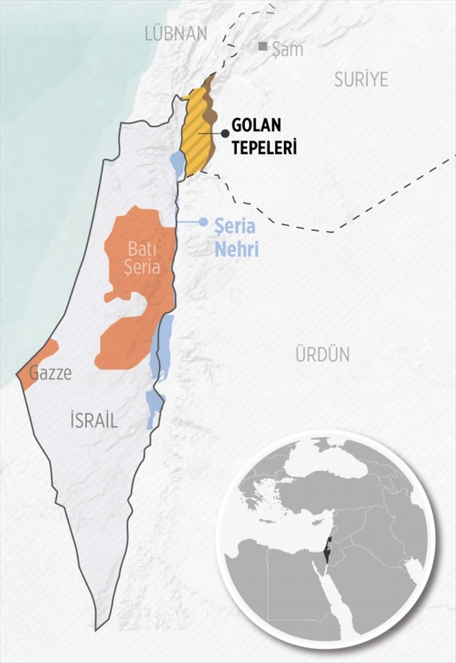 Golan Tepeleri ve siyonist işgal