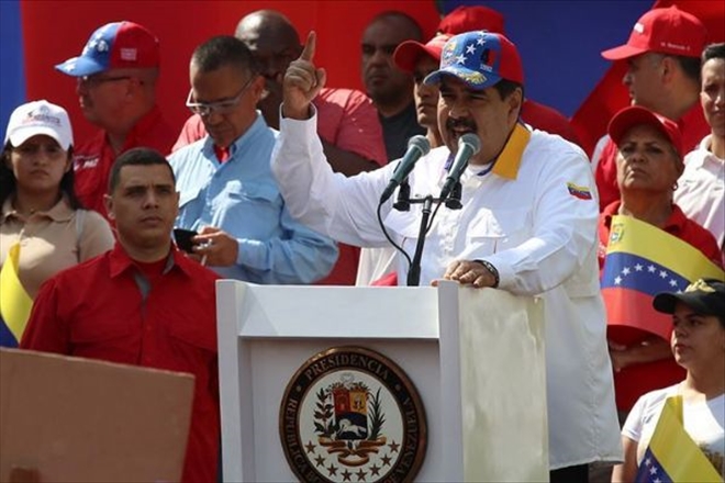 Venezuela´da Maduro destekçileri de 6 Nisan´da sokakta