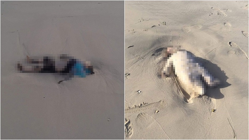 Boğulan iki göçmen çocuğun bedeni kıyıya vurdu..