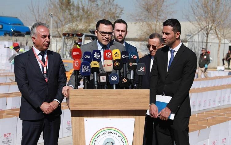 Türkiye’nin Erbil Başkonsolosu Yakut, Barzani Yardım Vakfı