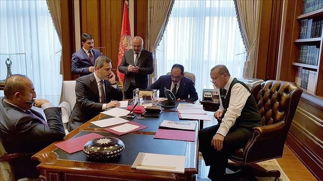  Cumhurbaşkanı Erdoğan ile Trump telefonda görüştü