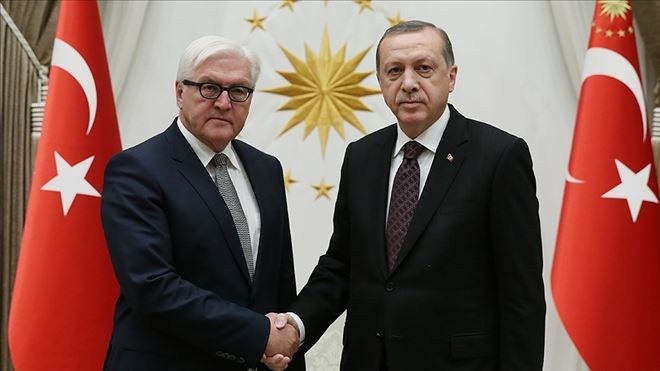 Erdoğan, Steinmeier ile Suriye´yi görüştü