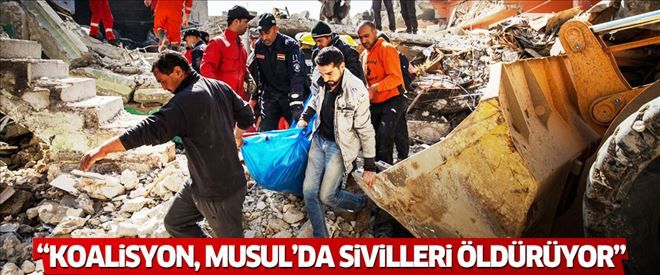 Af Örgütü: Koalisyon, Musul´da sivilleri öldürüyor