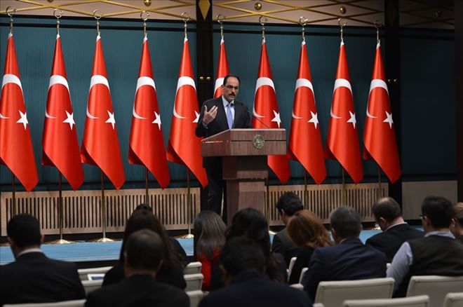 Kalın´dan Afrin açıklaması: Operasyon asla Suriye Kürtlerine karşı bir adım değil