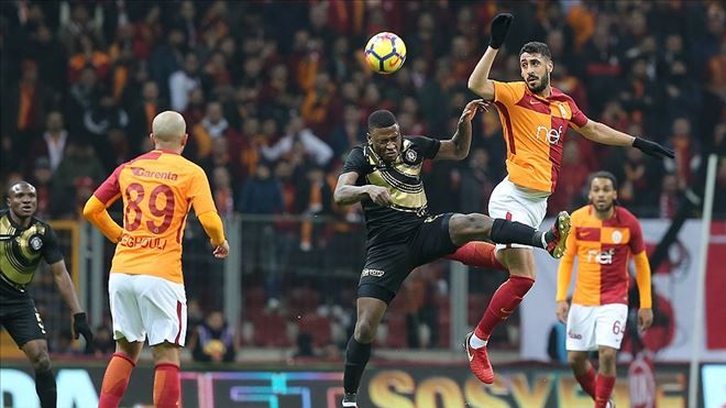 GALATASARAY OSMANLISPOR ENGELİNİ GEÇTİ