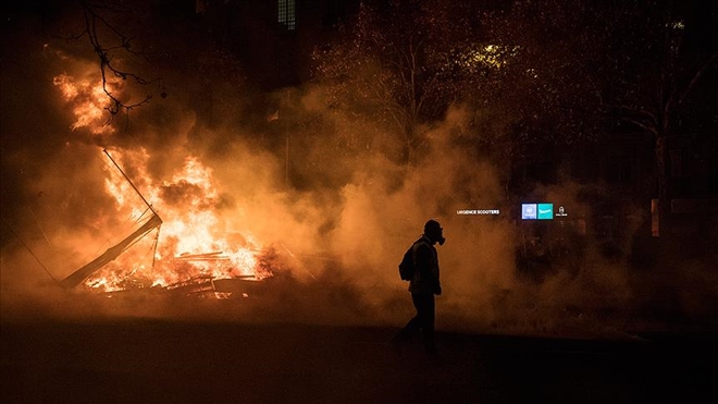 ´Sarı yelekliler´in protestosu Brüksel´e sıçradı