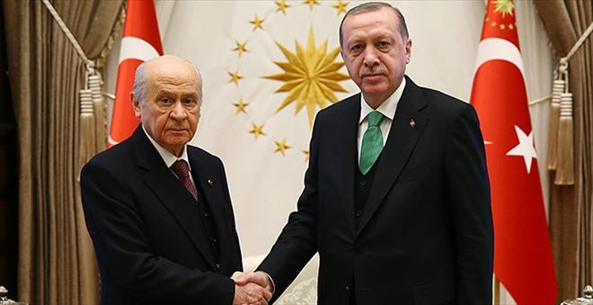 ERDOĞAN-BAHÇELİ GÖRÜŞMESİ SONA ERDİ