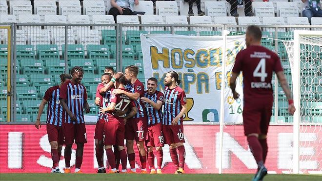 TRABZONSPOR DEPLASMANDA GALİP