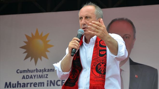 CHP´NİN CUMHURBAŞKANI ADAYI İNCE: TÜRKİYE´NİN BİR OLMASI LAZIM