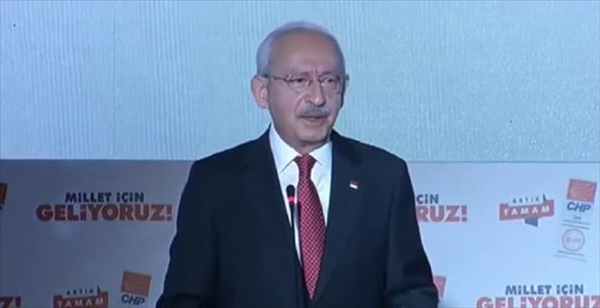 SON DAKİKA! CHP, SEÇİM BEYANNAMESİNİ AÇIKLIYOR