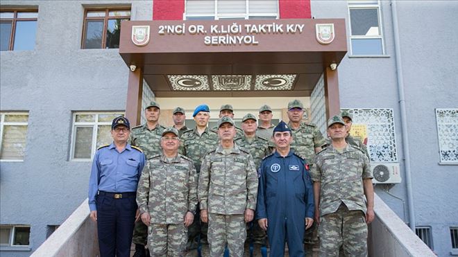 ORGENERAL AKAR HATAY´DA DENETLEMELERDE BULUNDU