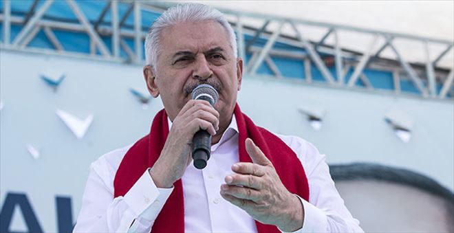 BAŞBAKAN YILDIRIM: KÜRTLERİN DEVLETİ BURASI, BAŞKA KAPIYA GİDİN