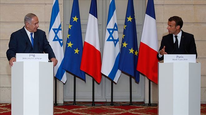 MACRON´DAN NETANYAHU´YA: GAZZE´DEKİ ŞİDDETİ KINIYORUM