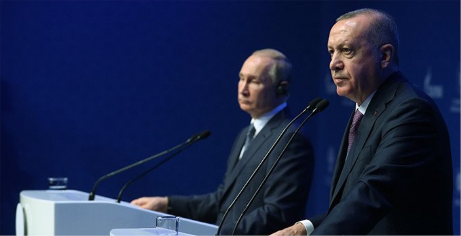 Cumhurbaşkanı Erdoğan ve Rusya lideri Putin