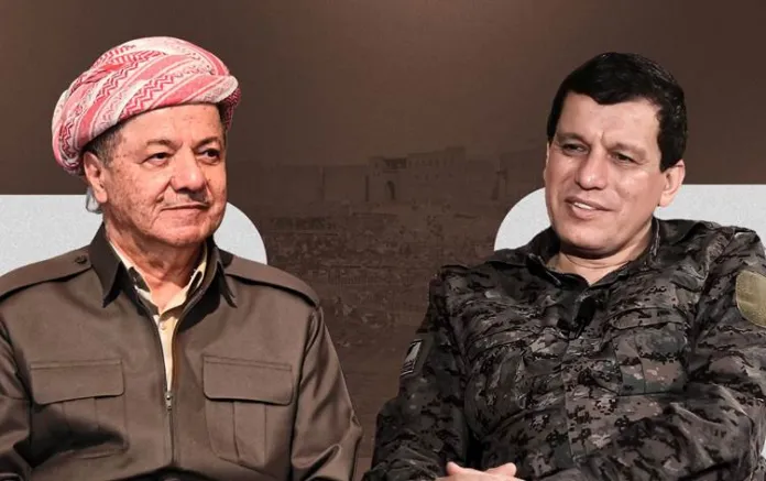 Mazlum Kobani Erbil’de Barzani ile görüştü. KDP: “Kürt birliğini güçlendirmek…”